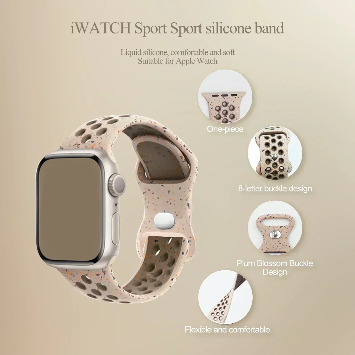 Premium Silicone Sport Strap