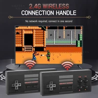 Console de jeu rétro 8 bits avec stick AV TV, 620 jeux classiques intégrés, mini console plug-and-play avec 2 manettes sans fil, cadeau 3