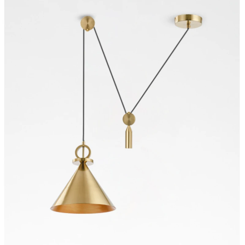 Modern LED Pendant Lights Copper Lights Kitchen Dining Room Hanging Lamps  Indoor Living Room Lighting Restaurant Light Fixtures