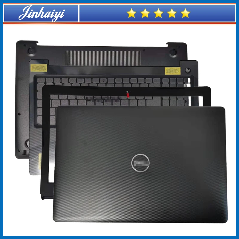 para Dell Inspiron 3593 3590 Capa Superior Palma Resto Inferior Escudo Moldura da Tela de Volta Case Quadro Superior Inferior Capa Case