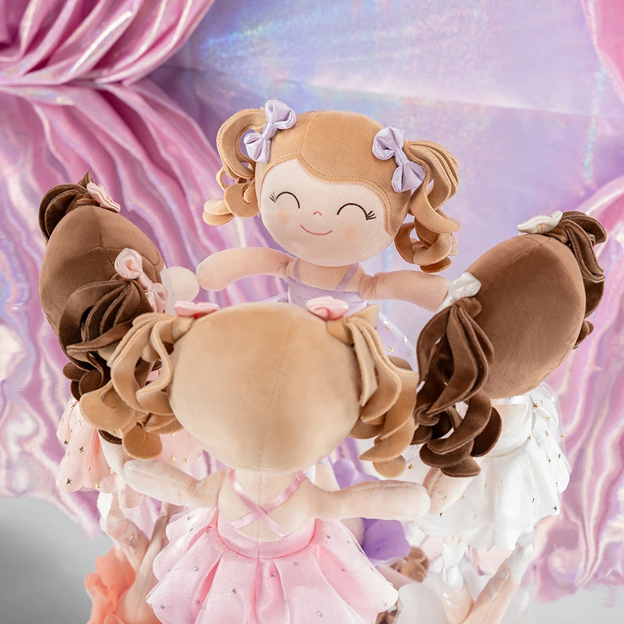 Gloveleya baby dolls curly ballet girl doll baby girl plush doll for baby's first birthday gift bjd dolls reborn dolls movable dolls fashion dolls plush dolls mini dolls toys humanoid dolls swimming dolls mini resin dolls nesting dolls