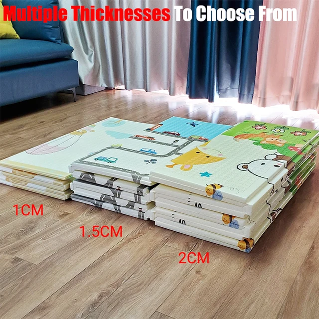 Foldable Cartoon Baby Play Mat Xpe Puzzle Children's Mat Thick Baby Crawling Play Mat Game Playmats Waterproof Rug Soft Foam Mat 6