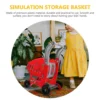 Simulation Basket Toy Toy for Toddlers Kids Role-playing Cart Simulated Shopping Trolley Abs Pretend Child Early Educational Toy 6
