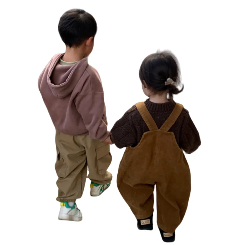 Corduroy Baby Overalls for Boys and Girls