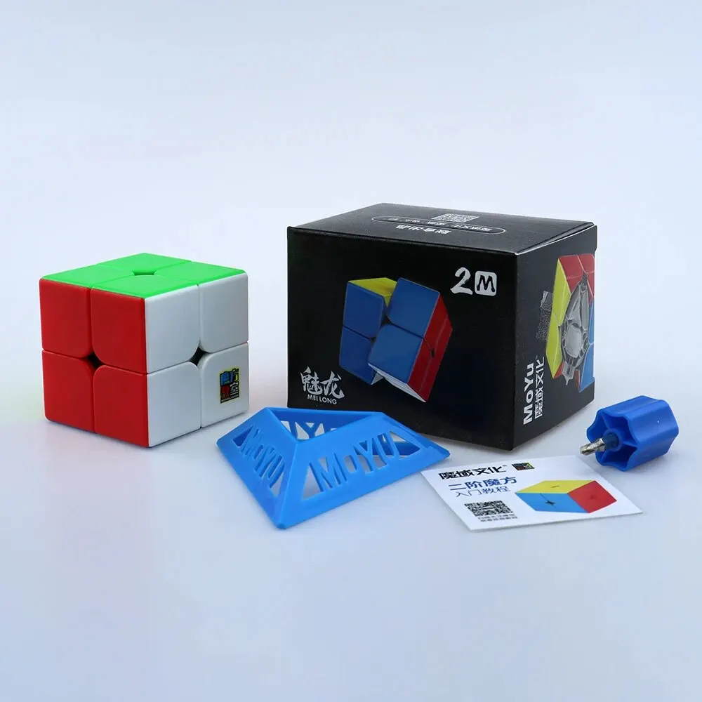 MoYu Meilong Magnetic Series 2x2 3x3 4x4 5x5 Magic Speed Cube Meilong 2M 3M 4M 5M Pyraminx M Fidget Toys Stress Reliever Toy 3