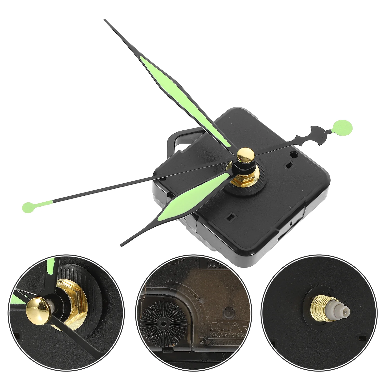 

Fashion Silent Small Simple Clock Movement Accessories DIY Watch Parts Scanning Fluorescence Clock Needle Movement without