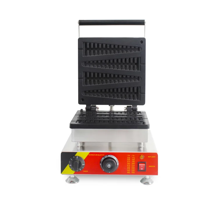 Description Picture 3 of itemCommercial 6PCS Christmas Tree Waffle Making Machine Stainless Steel Pan Lolly Waffle Maker With High Quality Kitchen Appliance