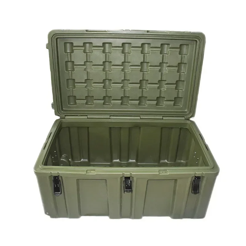150L Waterproof Tool Case Rotomolded Car Rooftop Vehicle Hard Rugged Cargo Box Tool Box 2