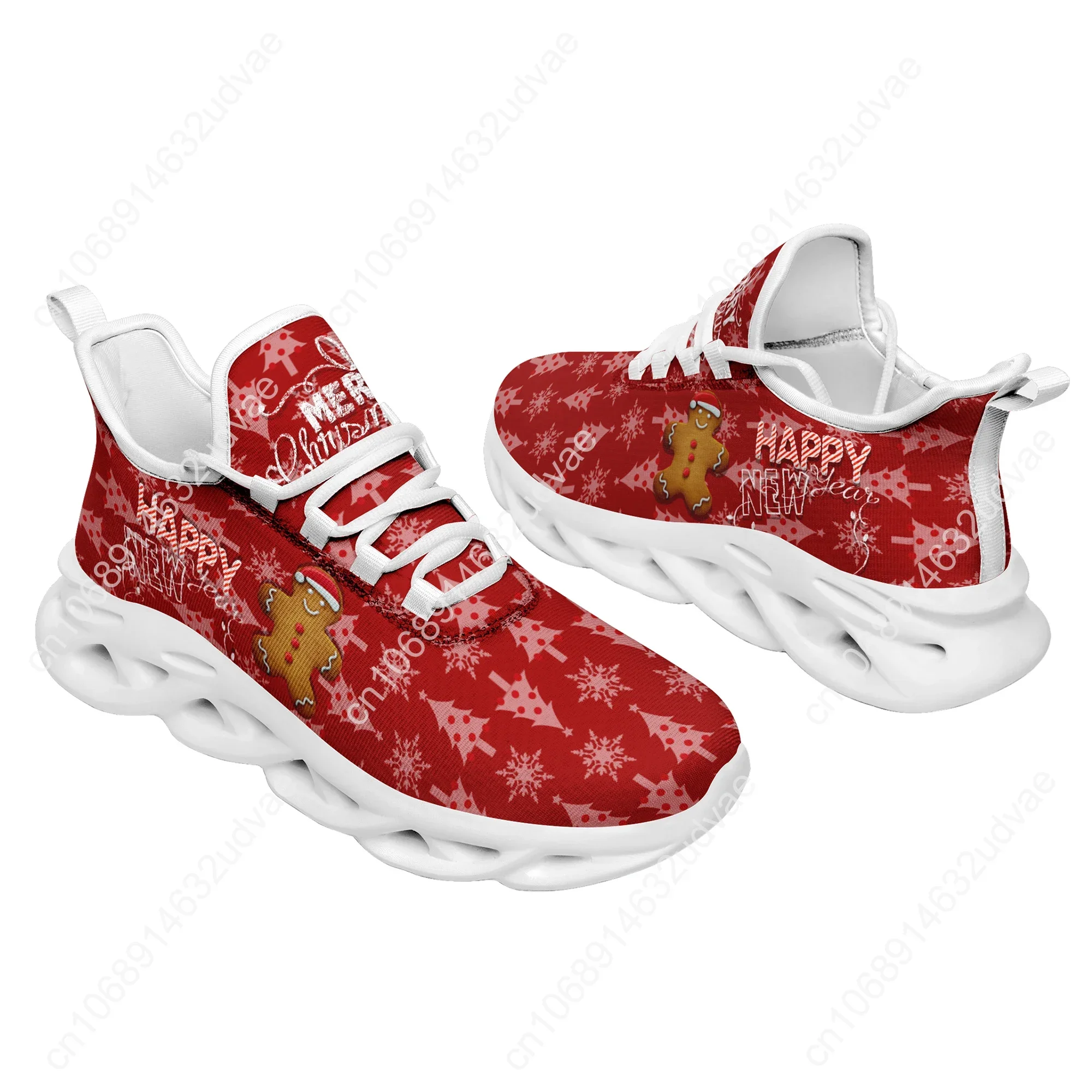 Dropshipping Print On Demand Casual Shoes Custom Shoes Sneaker Christmas Xmas Design