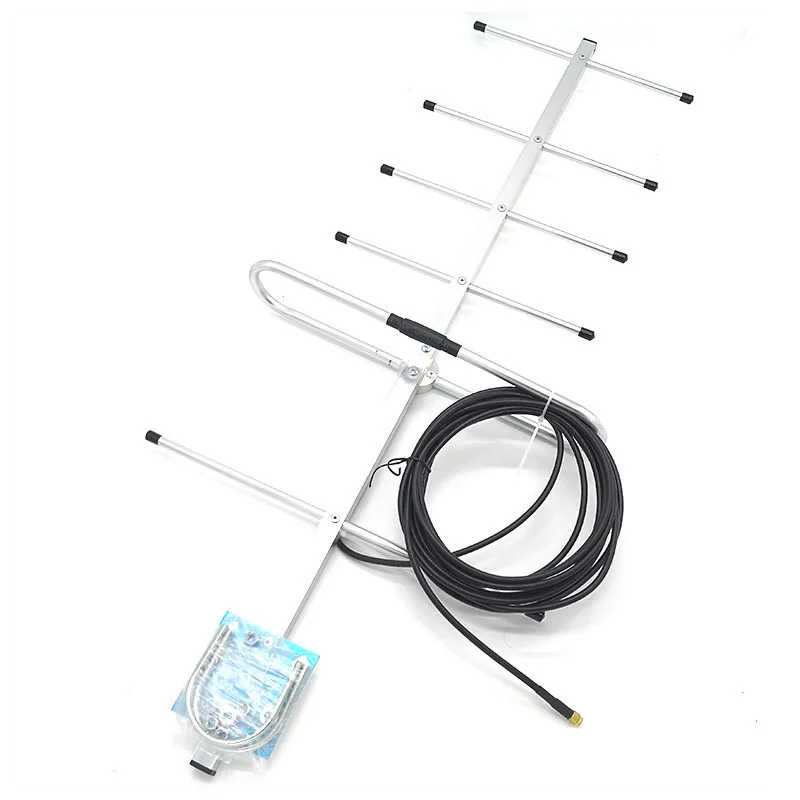 

Yagi Antenna UHF 433MHz High Gain 11dBi SMA Male Connector 3M Cable RG58 Outdoor Antenna for Ham Radio TH-UV8000D UV-82 UV-5R