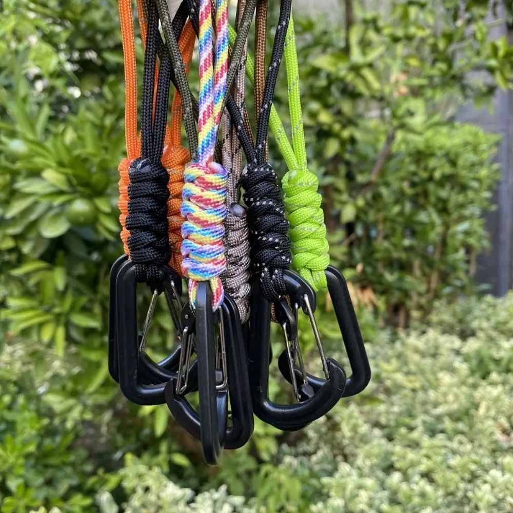 

Регулируемый шнурок для ключей, переносная Пряжка для бутылки рюкзака, высокопрочная 8 цветов, пряжки для выживания, инструмент для улицы