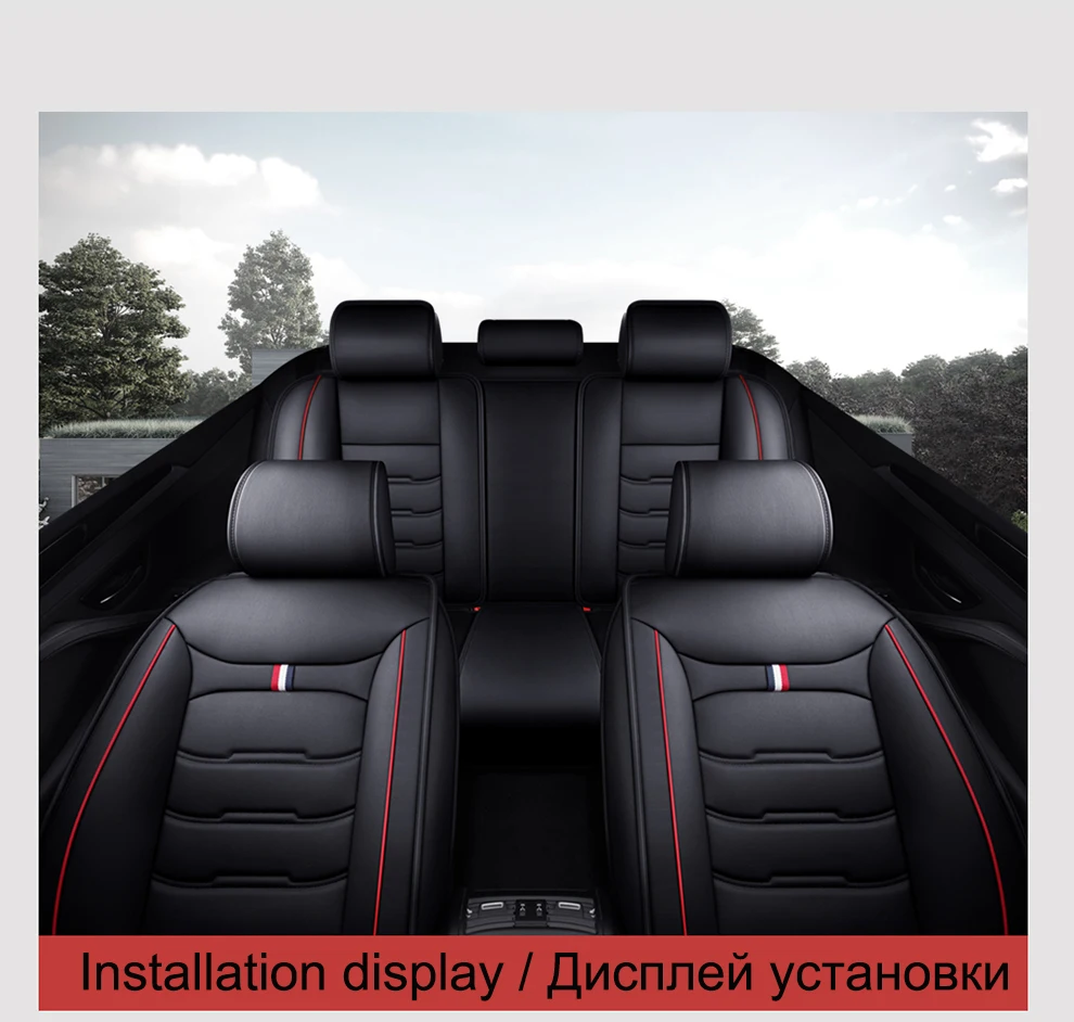 5-sitz Faux Leder Custom Car Sitzbezüge Für Ford F-150 2015-2021 F150 Innen  Kissen Schutz Dekoration zubehör - AliExpress