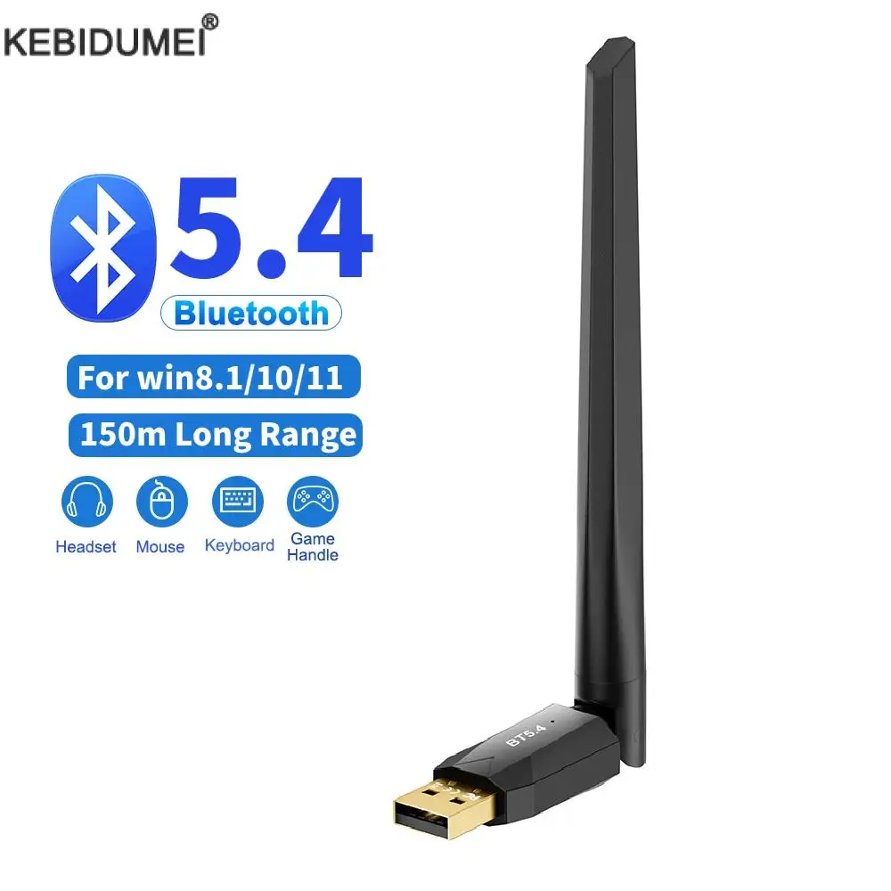 Usb bluetooth 5 4 dongle adapter for pc speaker wireless mouse keyboard