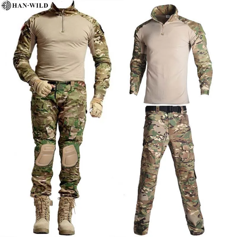 Tanio Taktyczne garnitury Airsoft Paintball mężczyźni odzież mundur