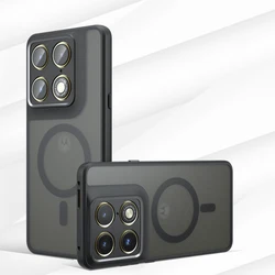 Custodia per telefono opaca anti-impatto magnetica avanzata – Cover protettiva anti-impronte