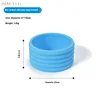 4 Pcs Silicone Tennis Grip Rings - Sweat-Absorbing Racket Handle Covers, Non-Slip Stretchable Closure Bands For Better Hold 5