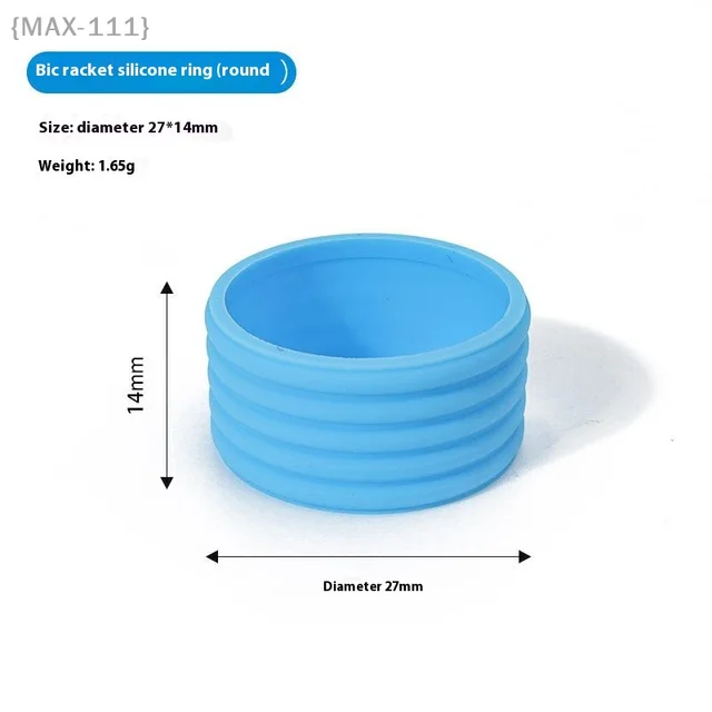 4 Pcs Silicone Tennis Grip Rings - Sweat-Absorbing Racket Handle Covers, Non-Slip Stretchable Closure Bands For Better Hold 5