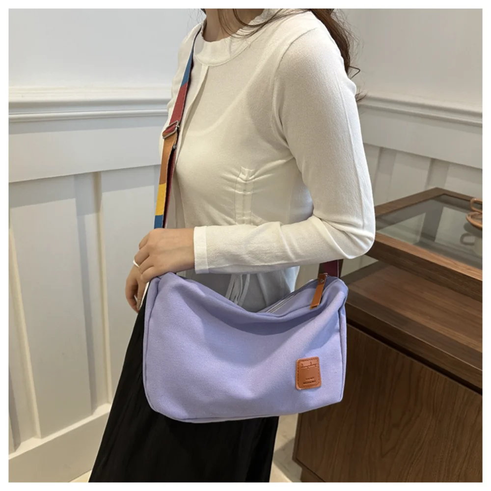 Crossbody Bag Spacious Fashion Messenger Bag Large Capacity Tote Sporty Korean Bag For Shopping Traveling Daily Use