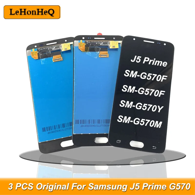 3 шт./лот J5 Prime ЖК-дисплей для Samsung G570Y с сенсорным экраном дигитайзер в сборе samsung