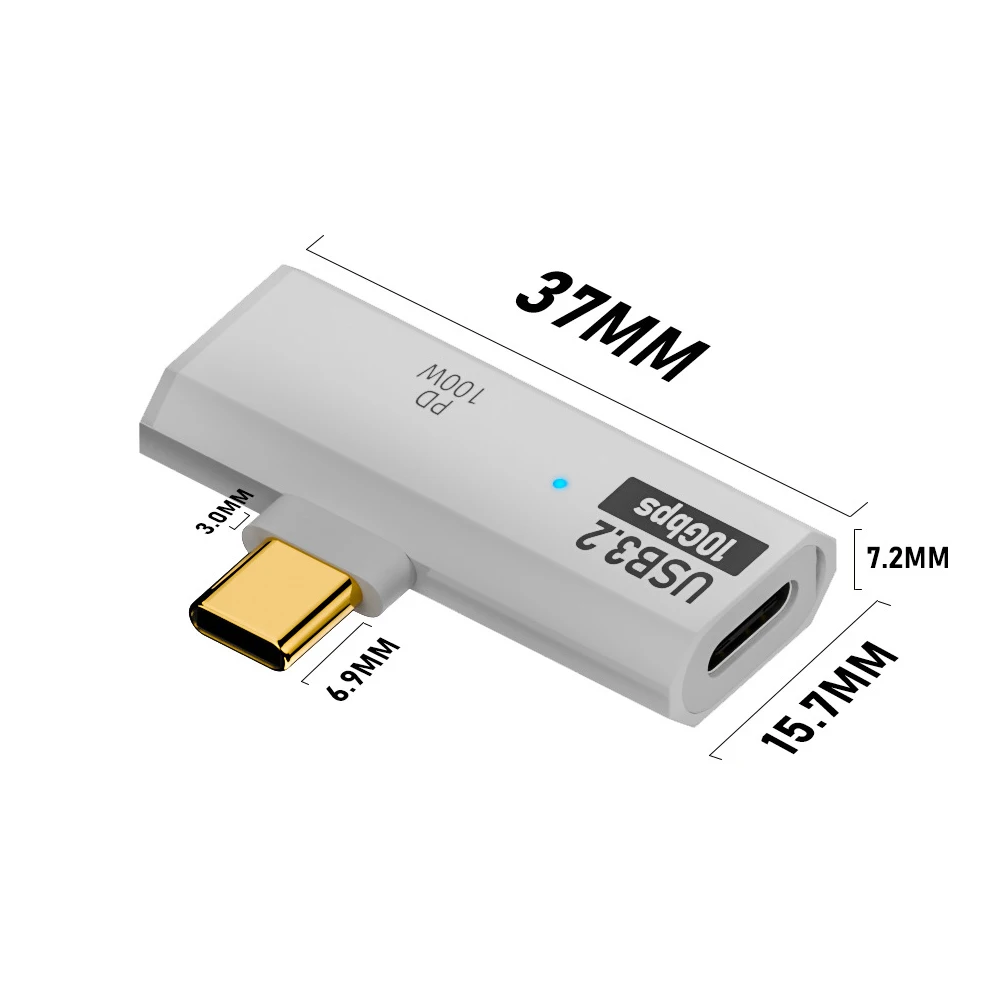 รูปสินค้า อะแดปเตอร์ USB-C 10Gbps ชาร์จเร็ว 100W PD พร้อมช่องแยกหูฟัง