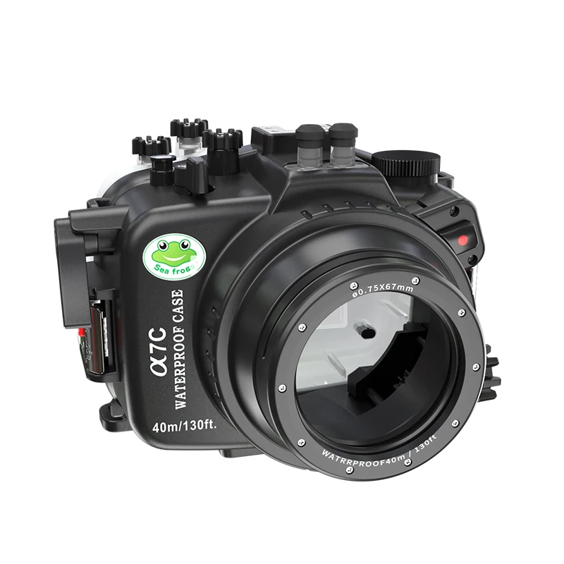 Seafrogs-다이빙 케이스  A7C 용 방수 카메라 하우징, 90mm 28-70mm 16-50mm 10-18mm 28-60mm