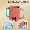 Adjustable Toddler Juice Box Holder - Baby Food and Juice Box Anti-Extrusion Bracket， Milk Carton Cup Holder with Portable 1