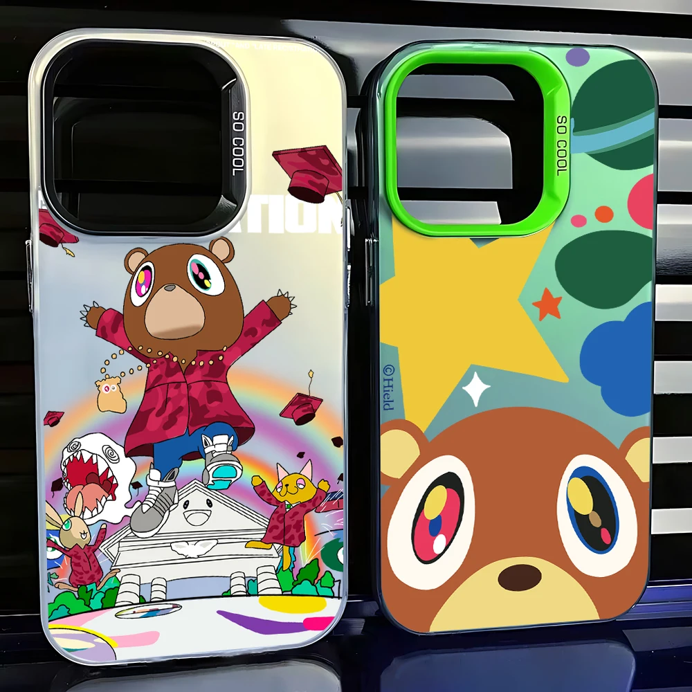 Beliebter Rapper Kanye West Trendiges Logo Handyhülle für iPhone 17 16 15 14 13 12 11 mini Pro Max X XR XSMAX 8 7 Air Plus Anti