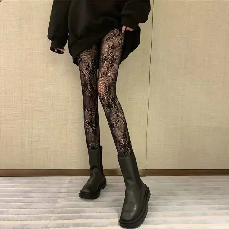 

Bow Tights Fishnet Stockings Flower Rhinestone Mesh Tights Fishnet Pantyhose Club Party Anti-Snake Stockings Stockings