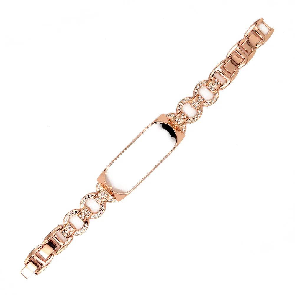 Elegant Metal Link Wristband Strap - Bling Smartwatch Accessory Bracelet Replacement