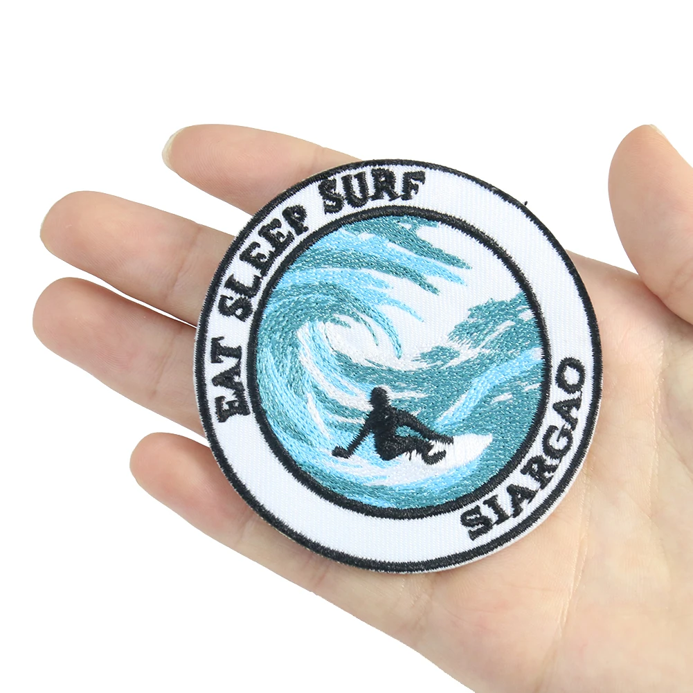DIY Adventure Badges Surfing Camping Patch Iron On Patches On