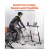 SucceBuy Cycling Desk Mobile Foldable Multi-Functional Bike Trainer & Treadmill Desk w/ Lockable Wheel for Home Office Exercise