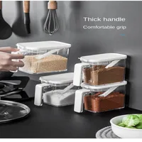 Can Salt Sesame Bottle BBQ Cooking Herbs Organizer Bento Box Pepper Sugar Container Seasoning Jars Quantitative Seasoning Box 1