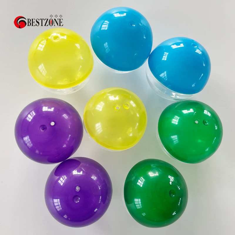 50 Pz/Lotto 39Mm 1.53 Pollici Pp + Ps Vuoto Sorpresa Palla Giocattolo Di Plastica Capsula Gashapon Per Gumball Distributori Automatici Parco Giochi Pe