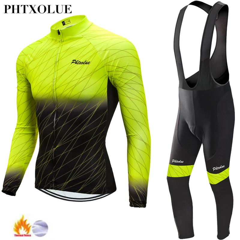 Phtxolue Winter Thermal Fleece Cycling Jerseys Set MTB Bike Clothes Maillot Ropa Ciclismo Invierno Bicycle Cycling Clothing cycling jersey,cycling suit,cycling jersey set