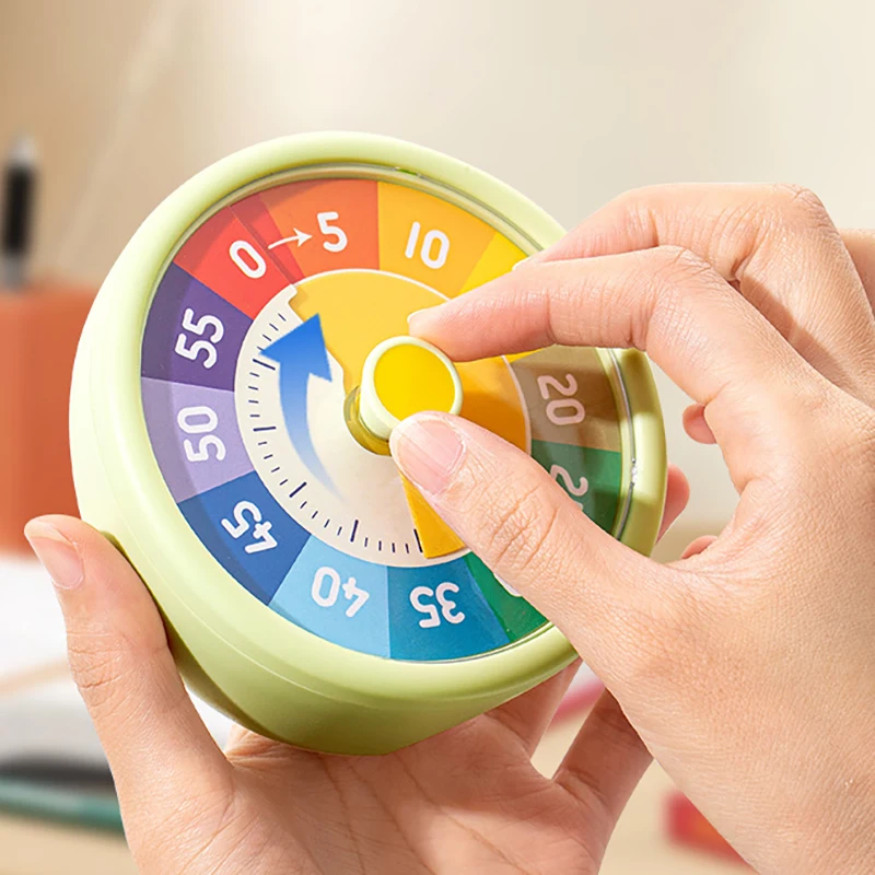 ABS Silent Desk Timer for Kids Educational Time Management