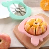 1pc - Cute cartoon stainless steel apple slicer, fruit slicer, fruit slicer, apple knife 3