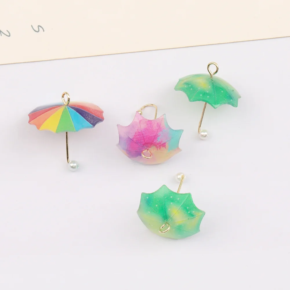 Cordial Design 100Pcs 21*23MM DIY Charms Earrings/Hand Made/Umbrella Shape/Cute Pendant/Jewelry Findings & Components #16270 - cordial