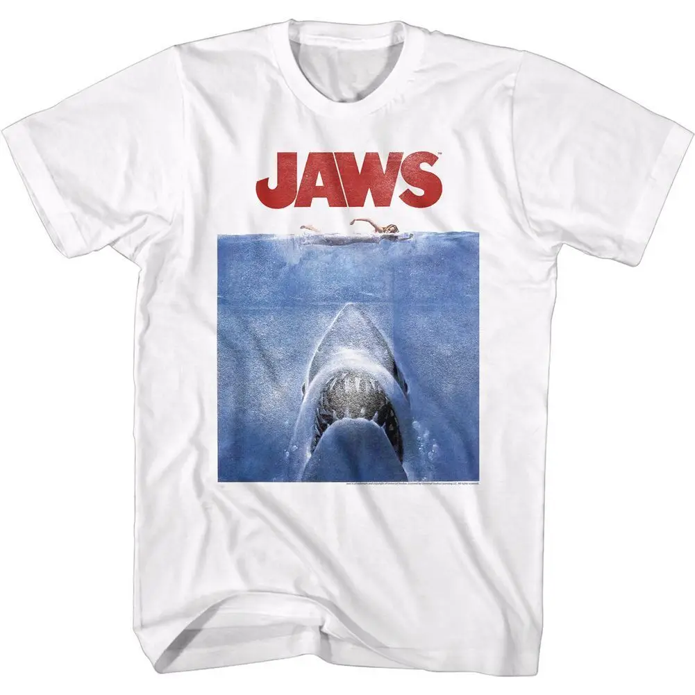 

Jaws Poster Blue Movie Shirt