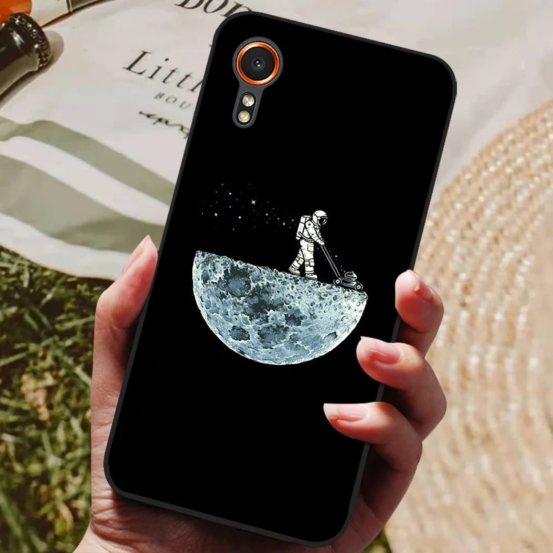 Fashion Painted TPU Silicone Phone Back Cover for Samsung XCover Series