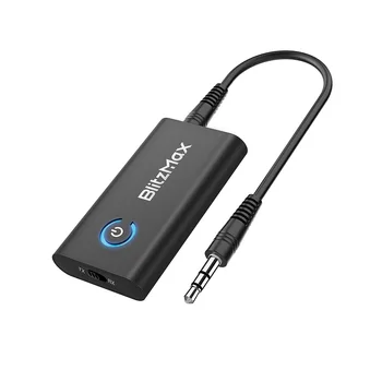 BlitzMax BT05 Transmitter Receiver bluetooth V5.2 Apt Adaptive Low Latency HiFi Sound Wireless Adapter 1
