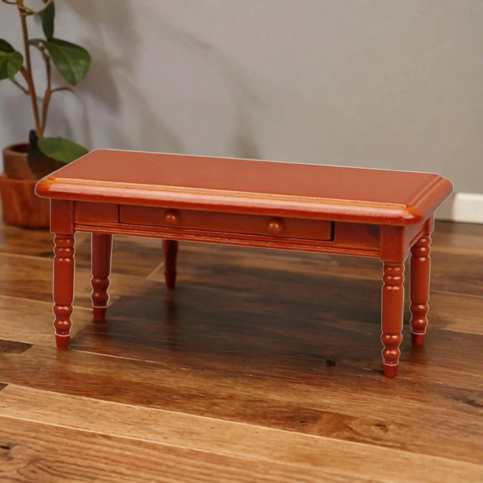 

Деревянная мини-кукла в масштабе 1:12, мебель для жизни, игрушки, ролевые игрушки, аксессуары для украшения спальни, дома, гостиной комнаты