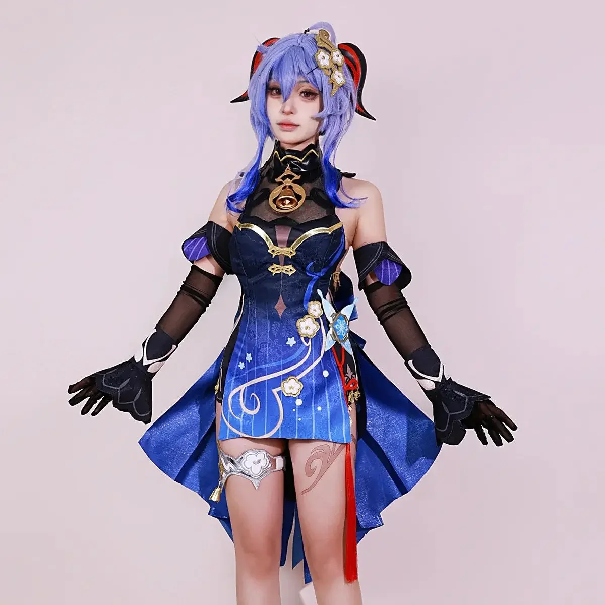 

Twilight Blossom Ganyu Cosplay Costume Genshin Impact Adult Uniform Wig Anime Halloween Costumes Women Game Character Outfit