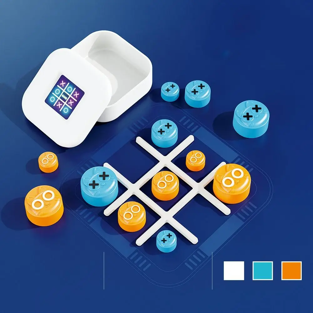 Noughts and Crosses Tac Toe 게임 지능형 교육용 휴대용 볼트 게임 개발 2인용 몬테소리 퍼즐 테이블 게임