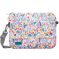 Compact and Stylish Tablet Sleeve with Shoulder Strap (Fits 9 - 11 Inch Devices) (Flowers)