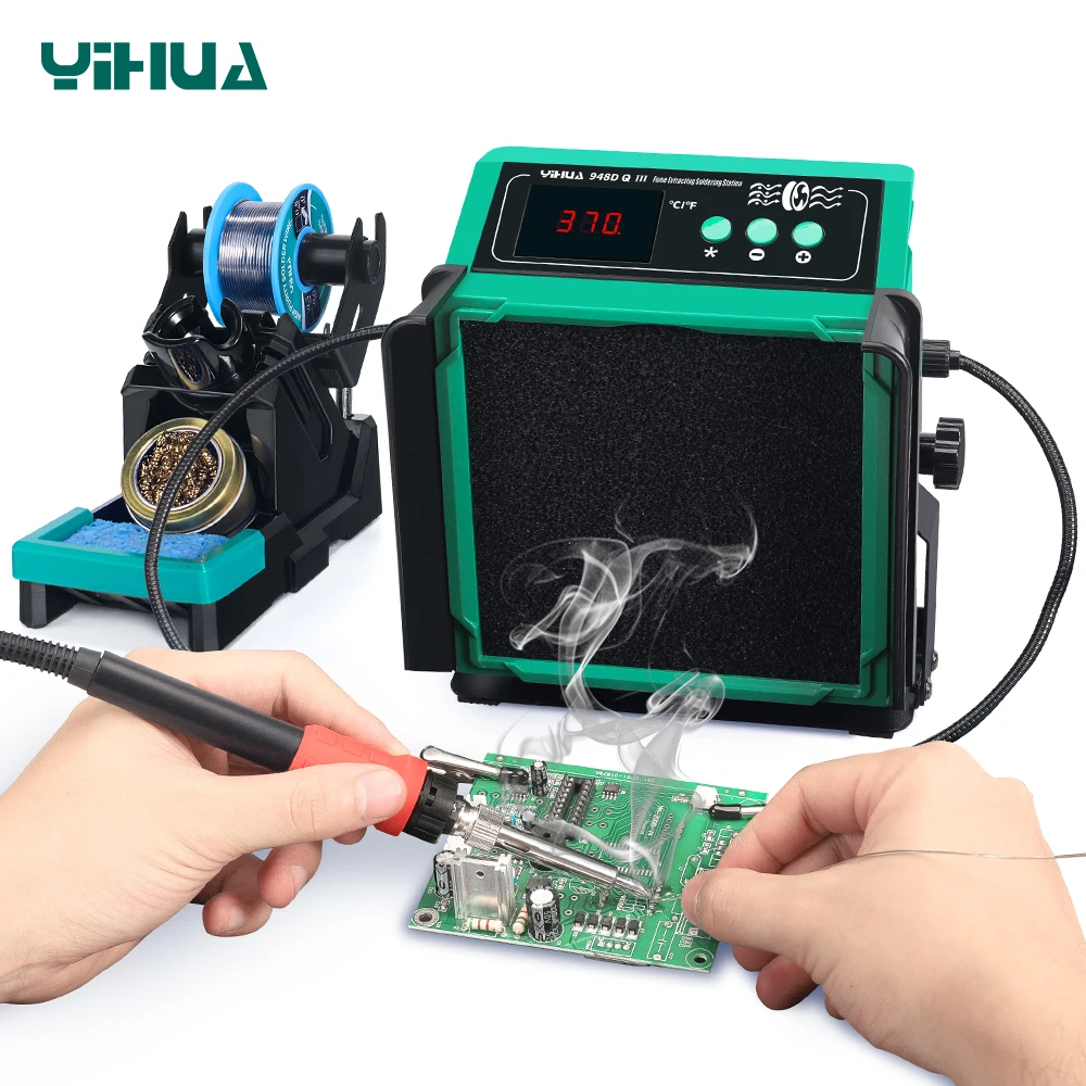 YIHUA948DQSerise200WSolderingFumeExtractorFilterSmoke110W
