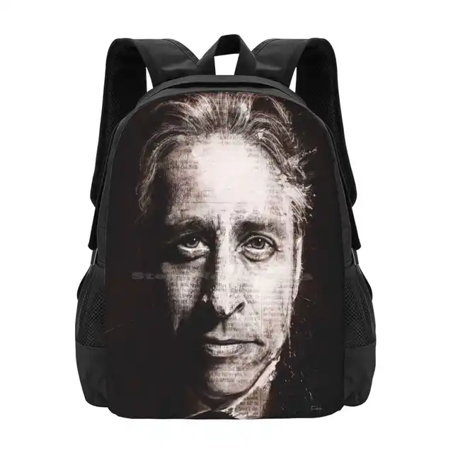 Jon Stewart Teen College Student Backpack: Combining Fashion and Comedy!