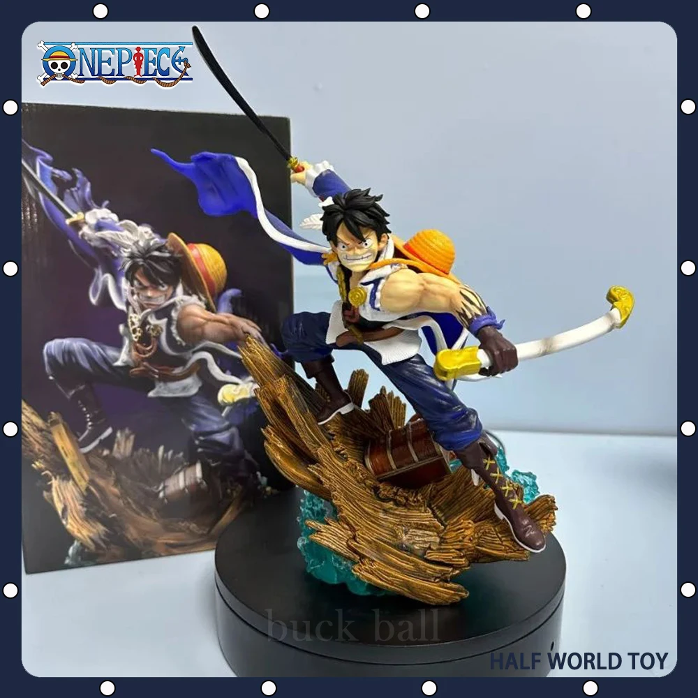 

28cm One Piece Figure Monkey D Luffy Anime Figure Straw Hat Surround Collect Figurine PVC Model Doll Desktop Decoration Gift Toy