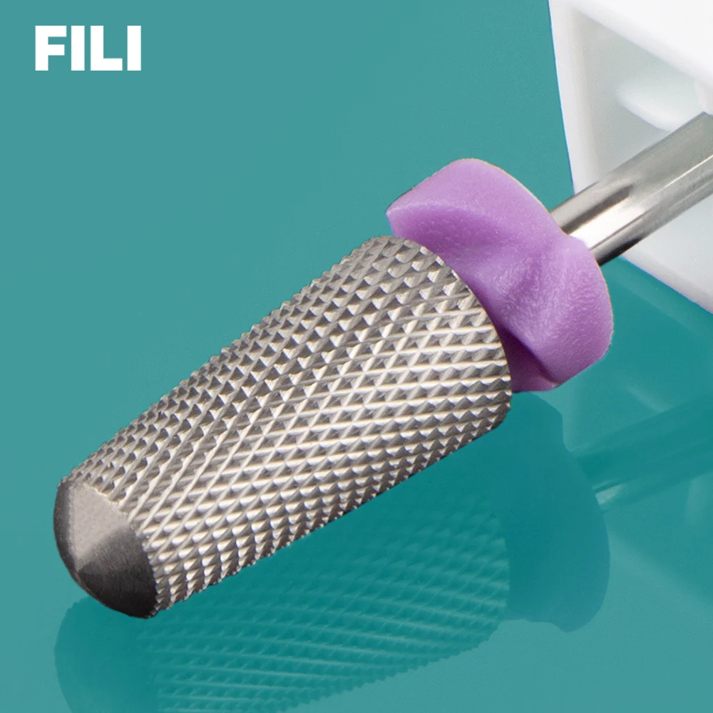 

Вольфрамовое Карбидное сверло для ногтей FILI 3/32 5 в 1, сверло для удаления лака для ногтей, машинка для маникюра, фреза, аксессуары для маникюра