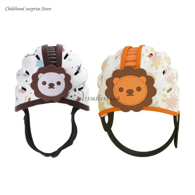 

Protective Hat for Baby Learn to Walk Crawling Hat Head Guard Head Protections Dropship