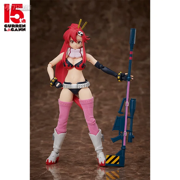 Original Aniplex Buzzmod Lagann Littner Yoko Action Figure